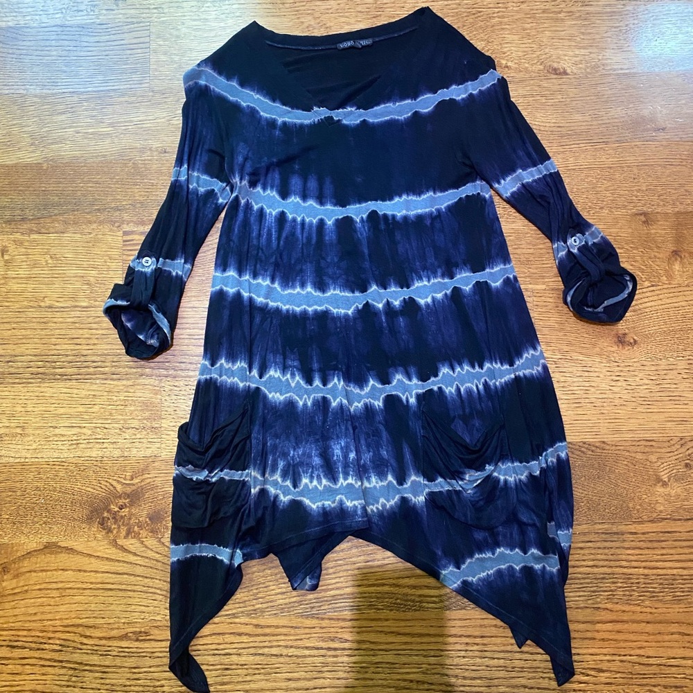 Tie dye tunic top Boho Chic